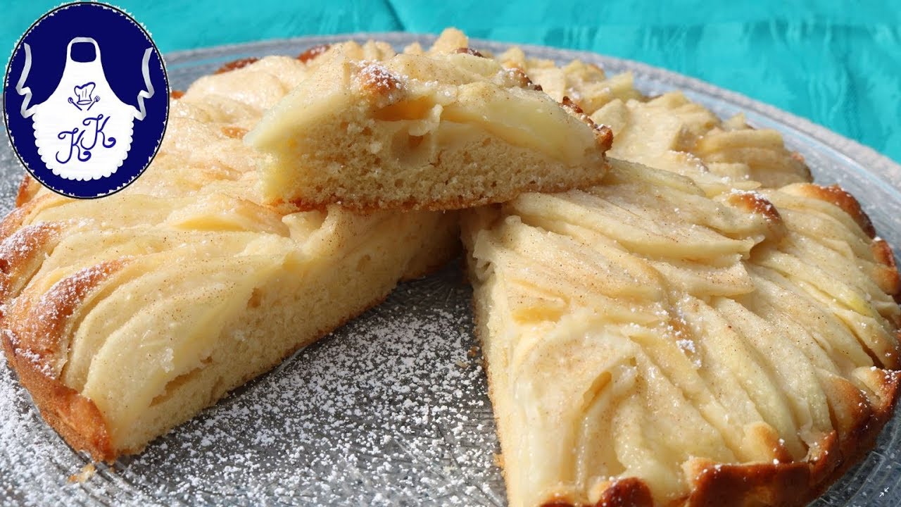 Birnenkuchen, leicht, einfach und lecker