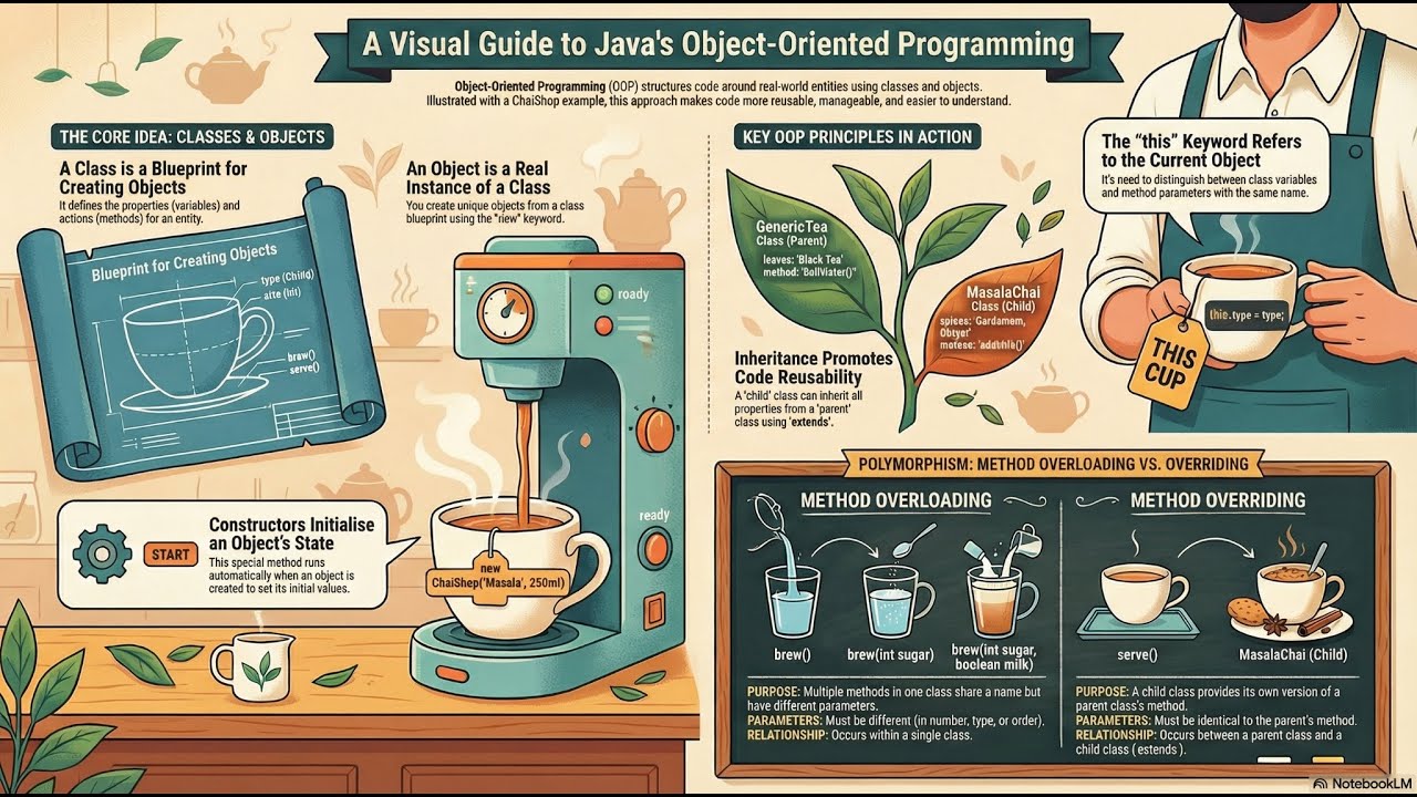 Java OOP Made Easy 🔥 Visual Explanation for Beginners