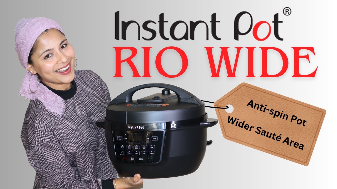 ОБЗОР INSTANT POT RIO WIDE, распаковка, характеристики, приготовление пищи | Большая мультиварка-...