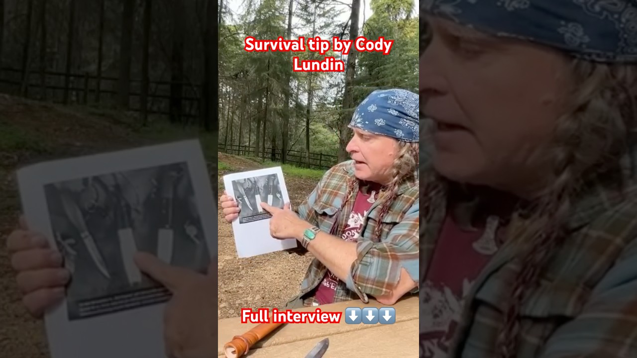 Советы по выживанию от Коди Лундина #bushcraft #codylundin #dualsurvival #survivaltips #moraknife...