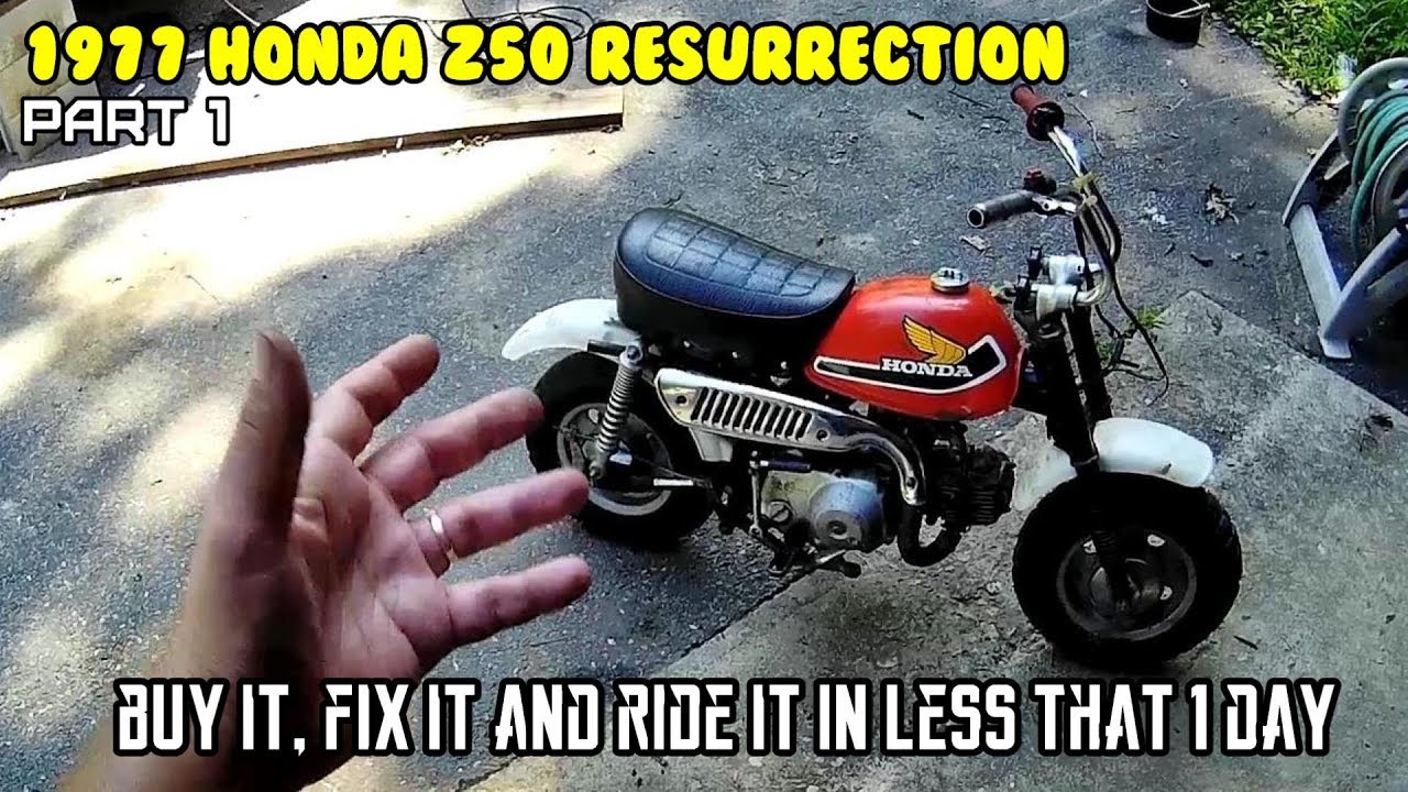 Honda Z50 (1977) Часть 1. Возрождение мотоциклов на Facebook Marketplace. Из хлама в строй за оди...
