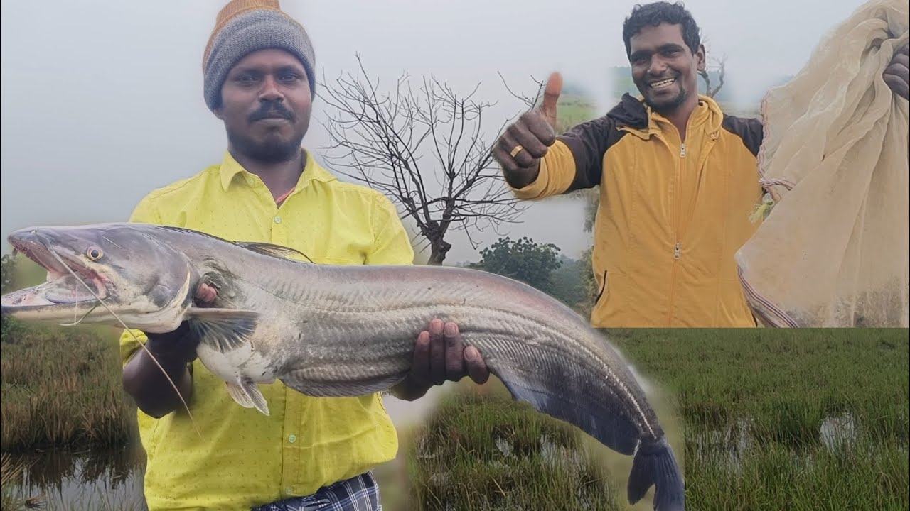 Big fish hunting | మా మామతో చేపల వేట అదుర్స్. 100గాలముల తో చేపలు పట్టేము | Galamulatho chepalu veta.