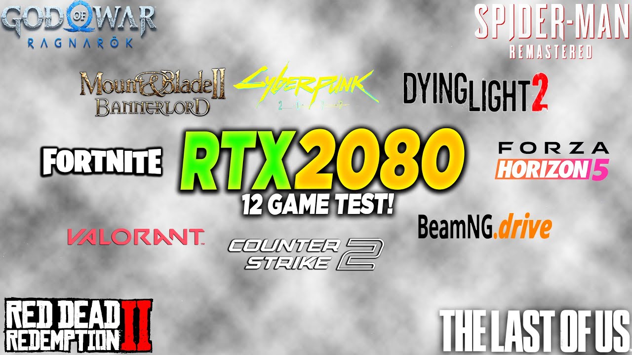 RTX 2080 + i5 10400F - Test in 12 Games in 2025