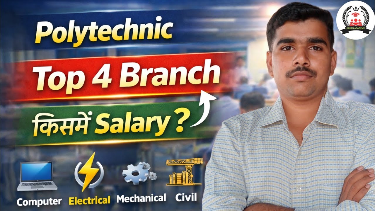Polytechnic Top branches 🔥 | High salary ✅ | Civil vs Electrical vs Machenical vs Computer Science |