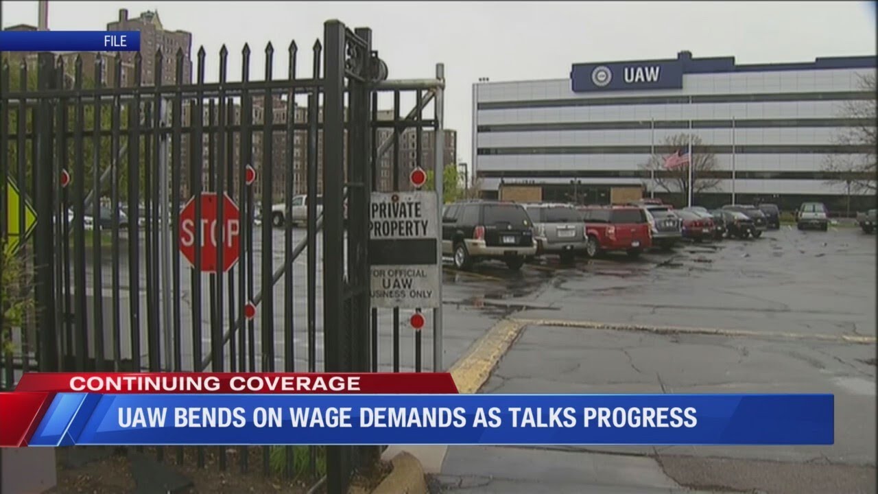 UAW bends on wage demands as talks progress