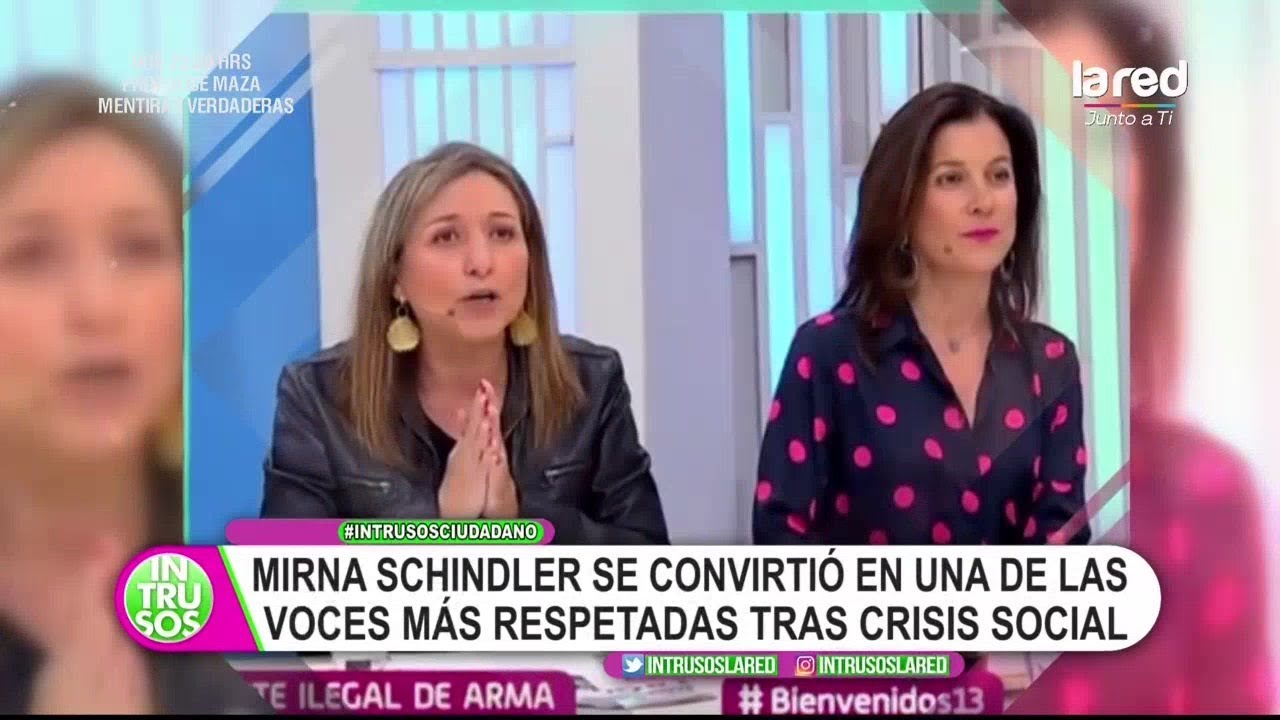 La diferencia de opini&oacute;n de Mirna Schindler con periodista en plena transmisi&oacute;n