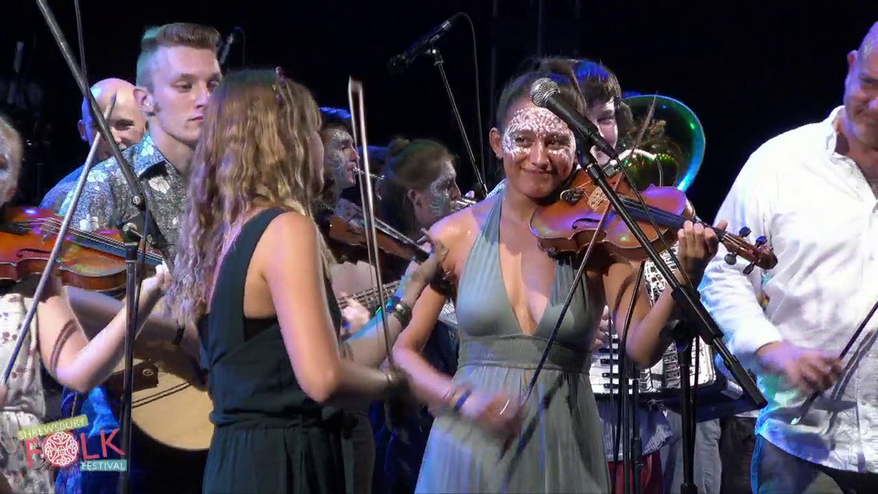 Joe Broughton's Conservatoire Folk Ensemble at Shrewsbury Folk Festival 2017
