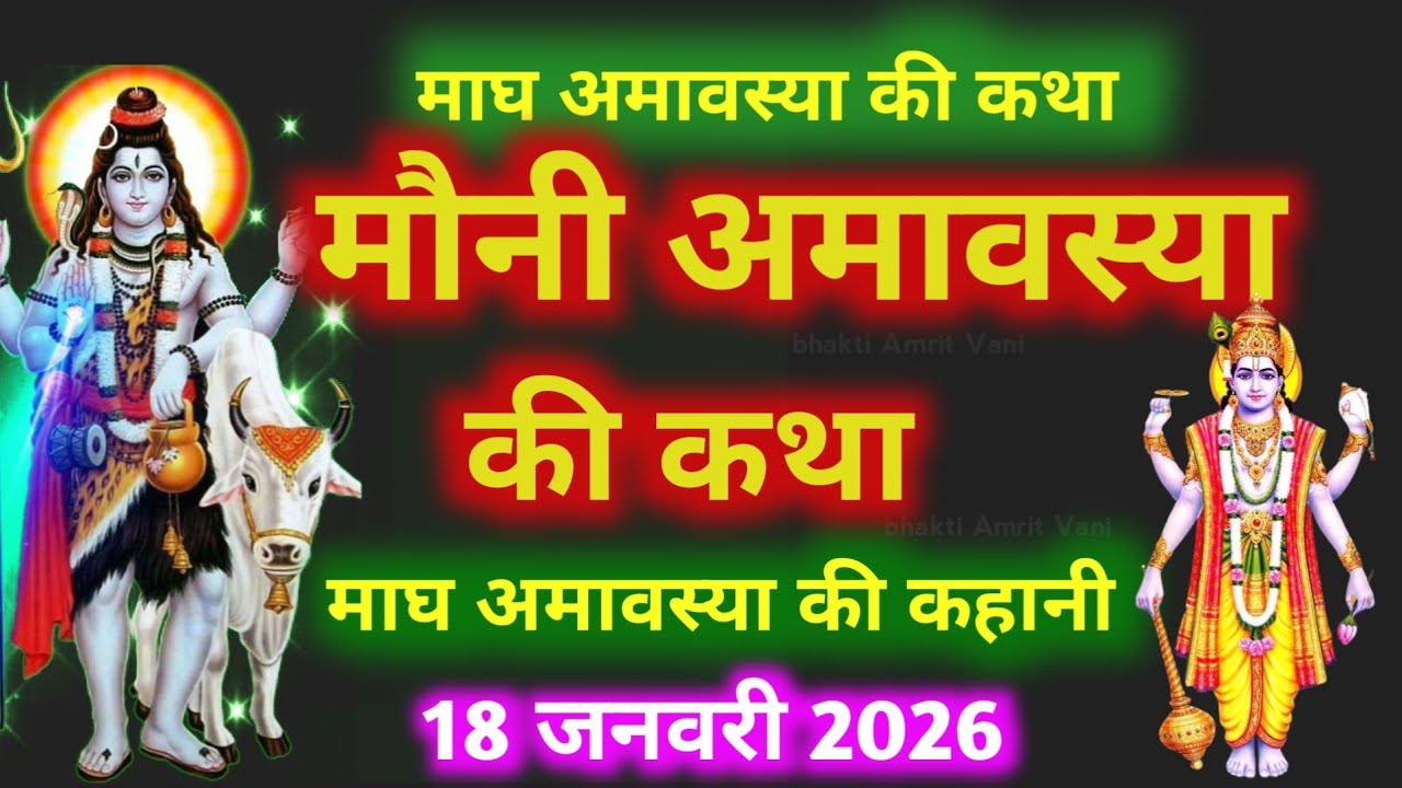 Mauni Amavasya Vrat Katha 2026 | Mauni Amavasya Ki Kahani | Amavasya ki Katha | अमावस्या की कहानी