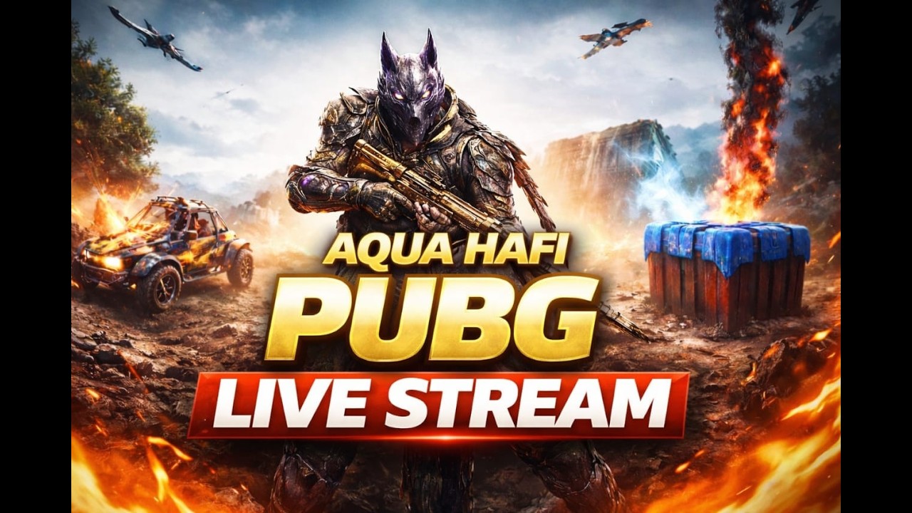 Aqua Hafi LIVE 🔴 | PUBG Mobile Erangel Domination