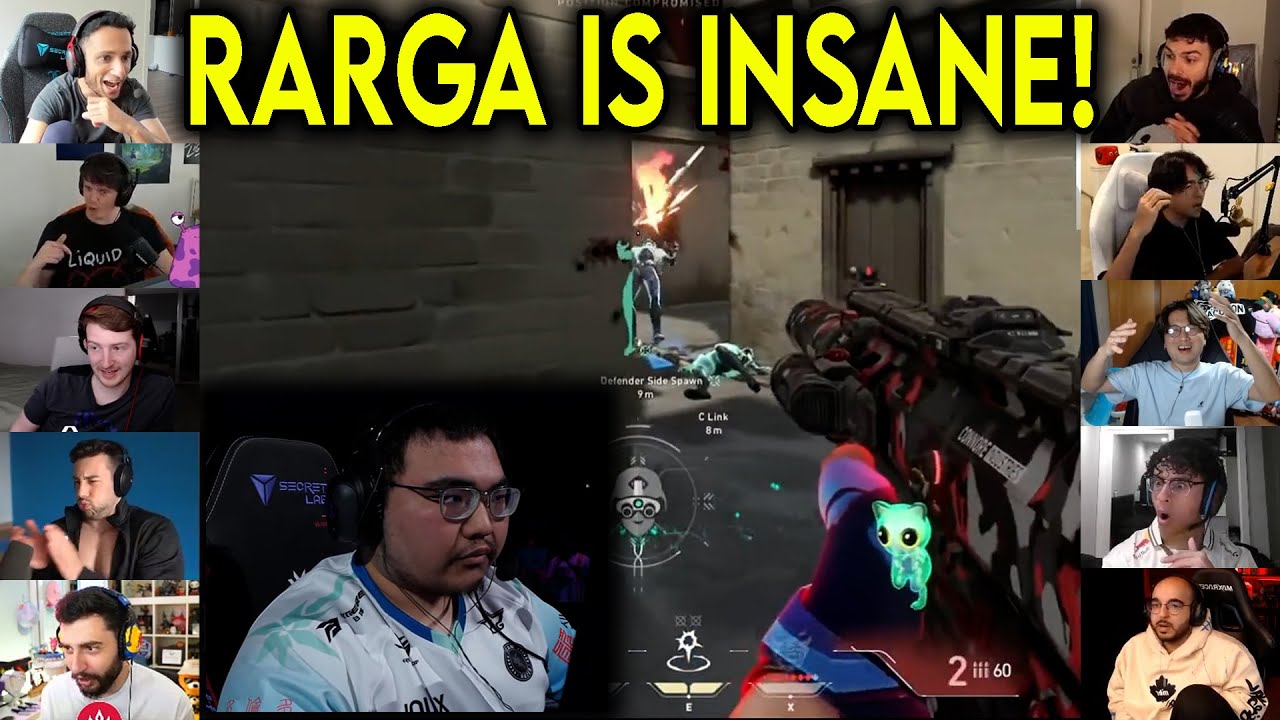 Valorant Streamers Reacts To XLG Rarga Insane ACE Against G2 In Masters Toronto