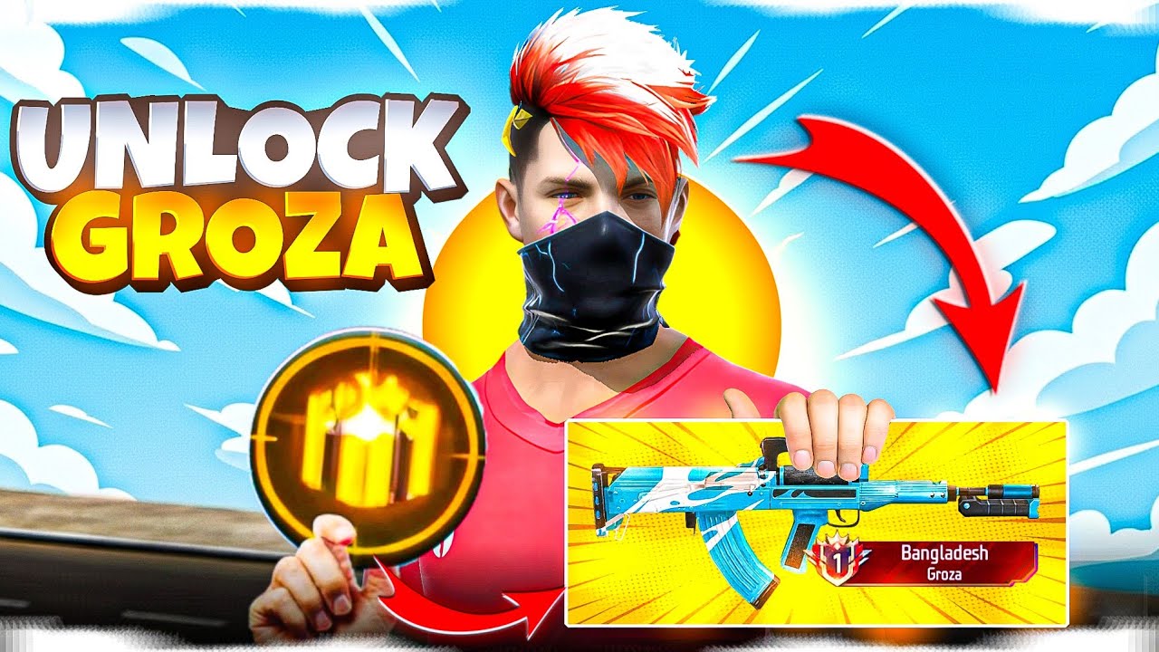 UNLOCK GROZA 🔥 Mastery Fire Button 💥 || Ahad FF
