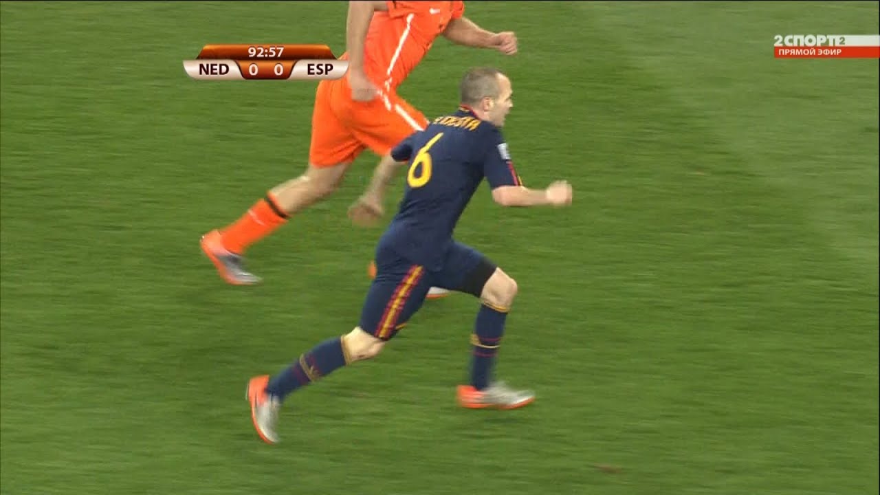 Andres iniesta vs Neatherlands | World Cup 2010 (final) 1080!