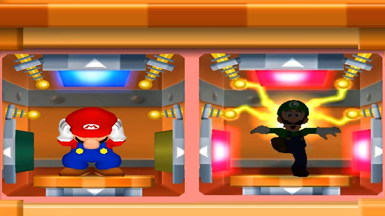 Mario Party 7 Minigames - Mario Vs Luigi Vs Peach Vs Wario (Highest Difficulty)