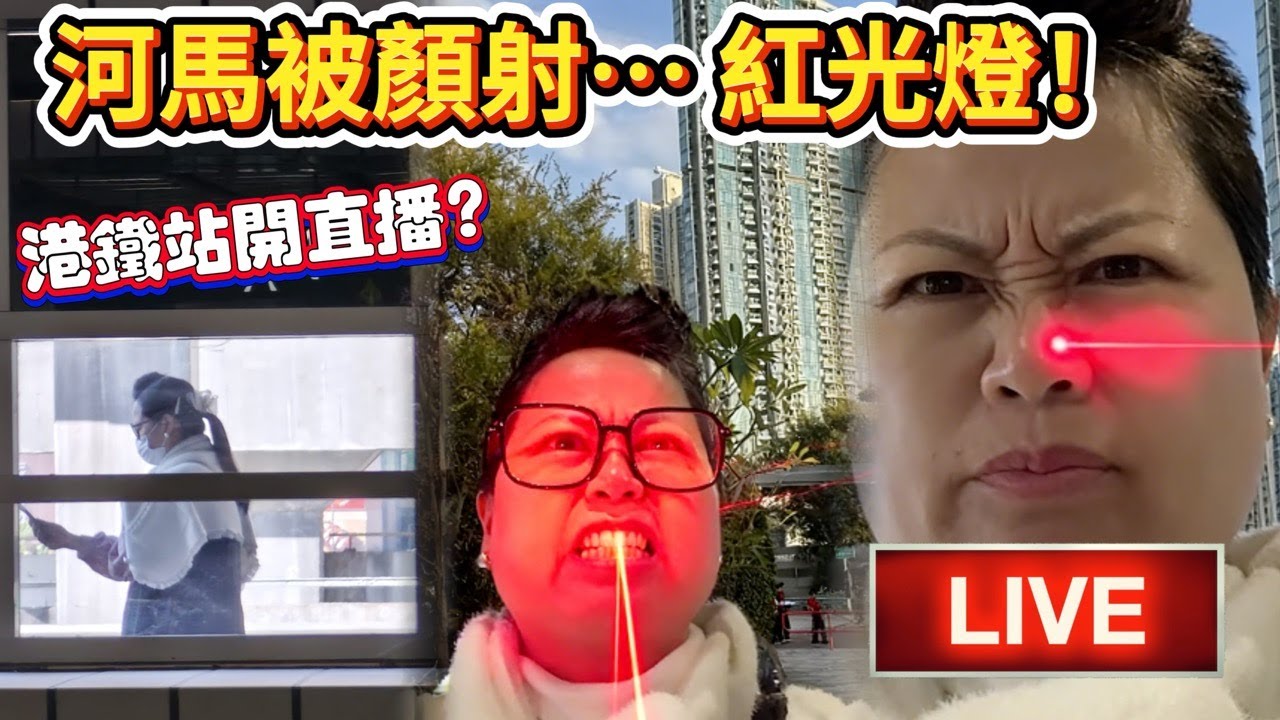 阿豬媽晚間直播室｜河馬遊走港鐵屯門站｜被途人電筒顏射聲稱已報警 #河馬 #何伯 #東張西望