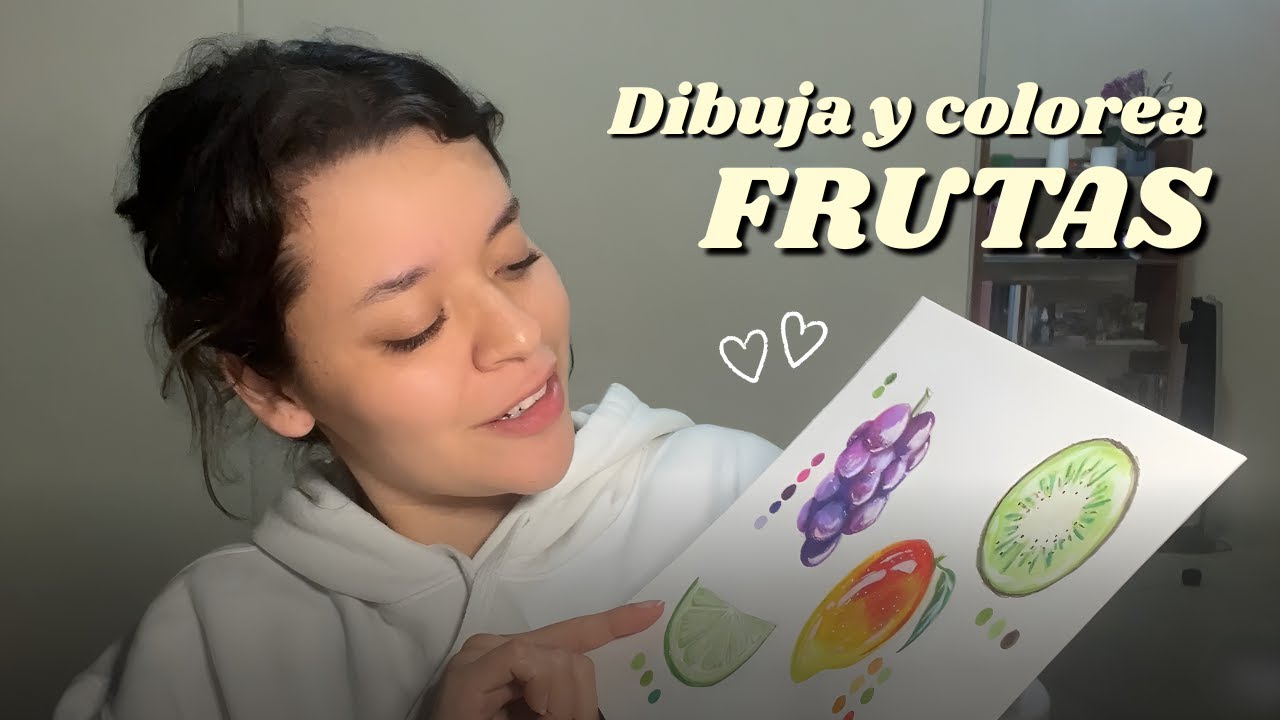 ¿Cómo colorear frutas realistas con plumones? | Paso a paso