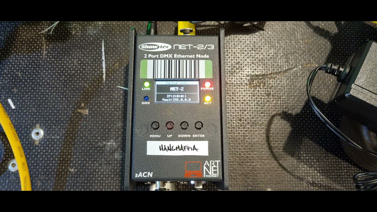 Showtec net-2/x Artnet DMX interface