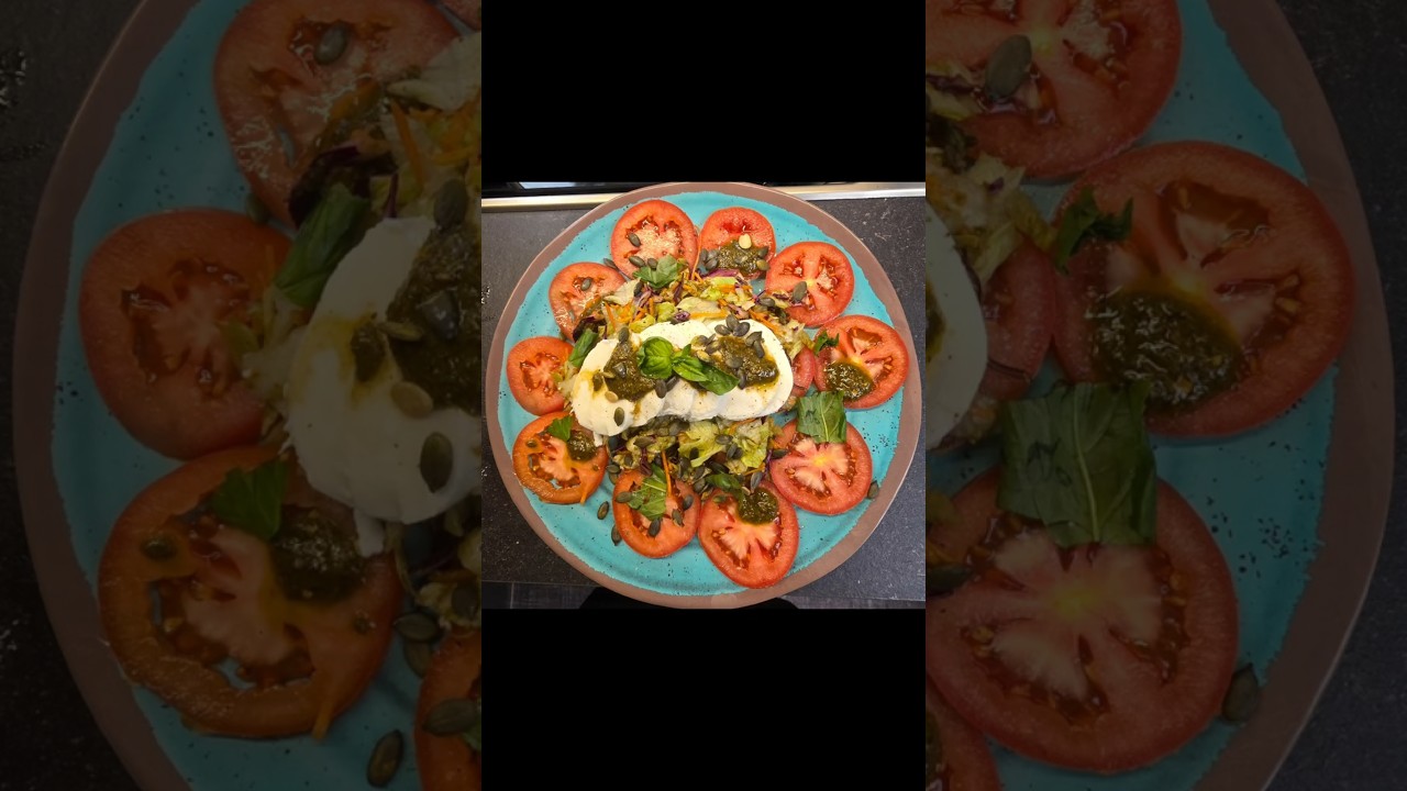 🍅 Lunch timeee! Vandaag maak ik deze tomaten carpaccio 🍅