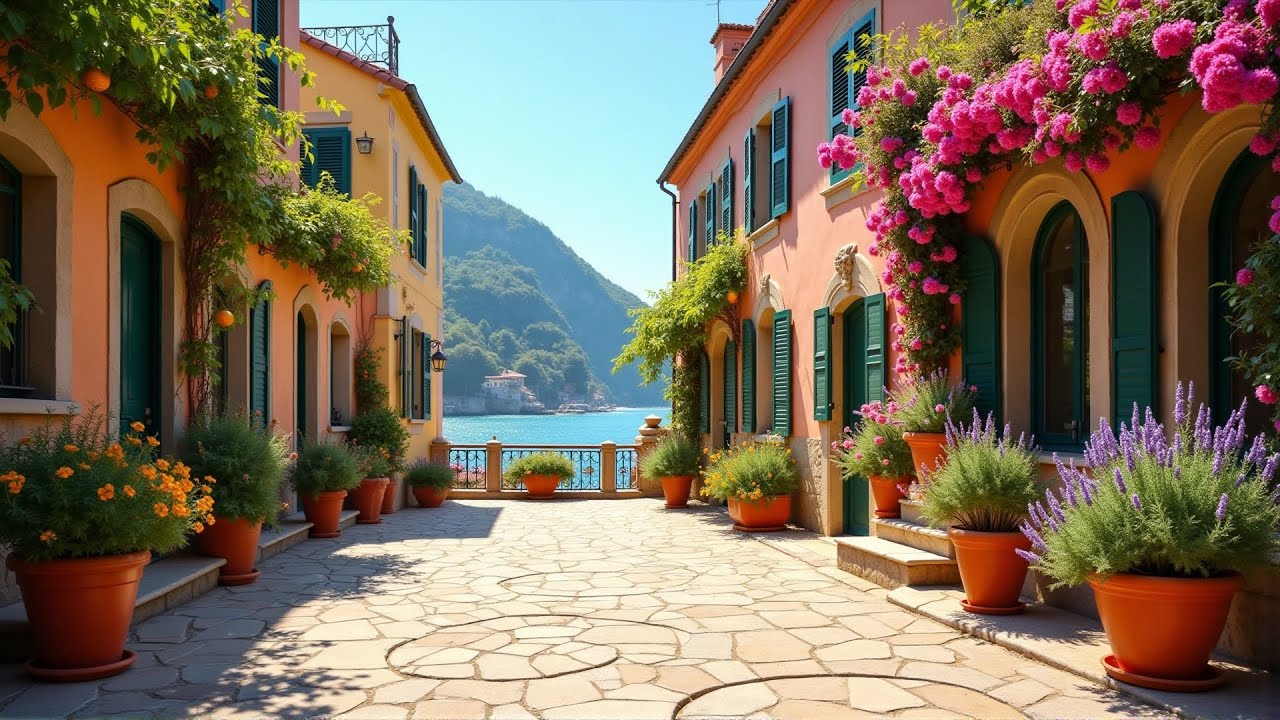 🌺 Mediterranean Romance | Chill Bossa Nova & Coastal Ambience | Italian Riviera