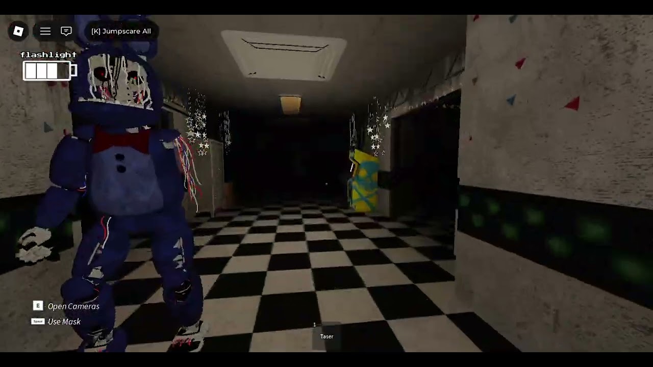 how to defeat fnaf 2 night 3 Roblox fnaf co-op. (don't use a lot of your flashlight power)