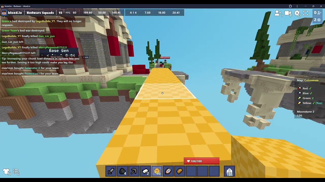 Day 4 of Playing Bedwars on Bloxd