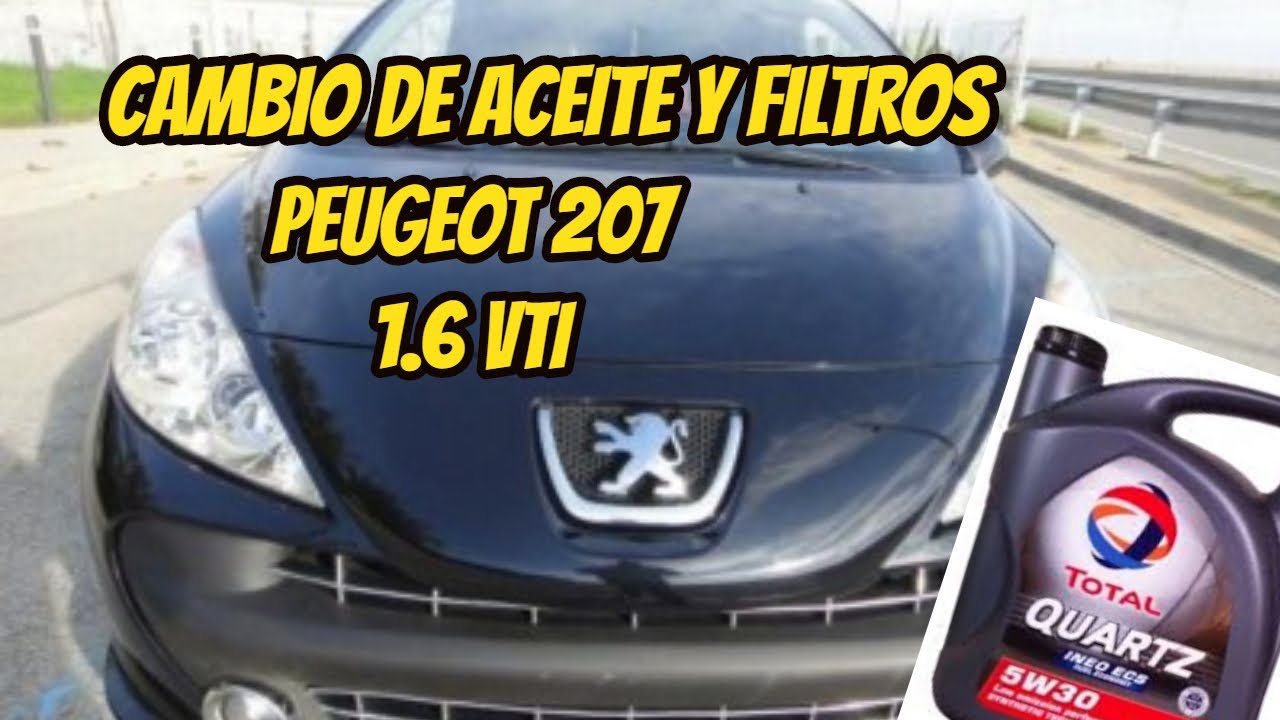 CAMBIO ACEITE Y FILTROS PEUGEOT 207