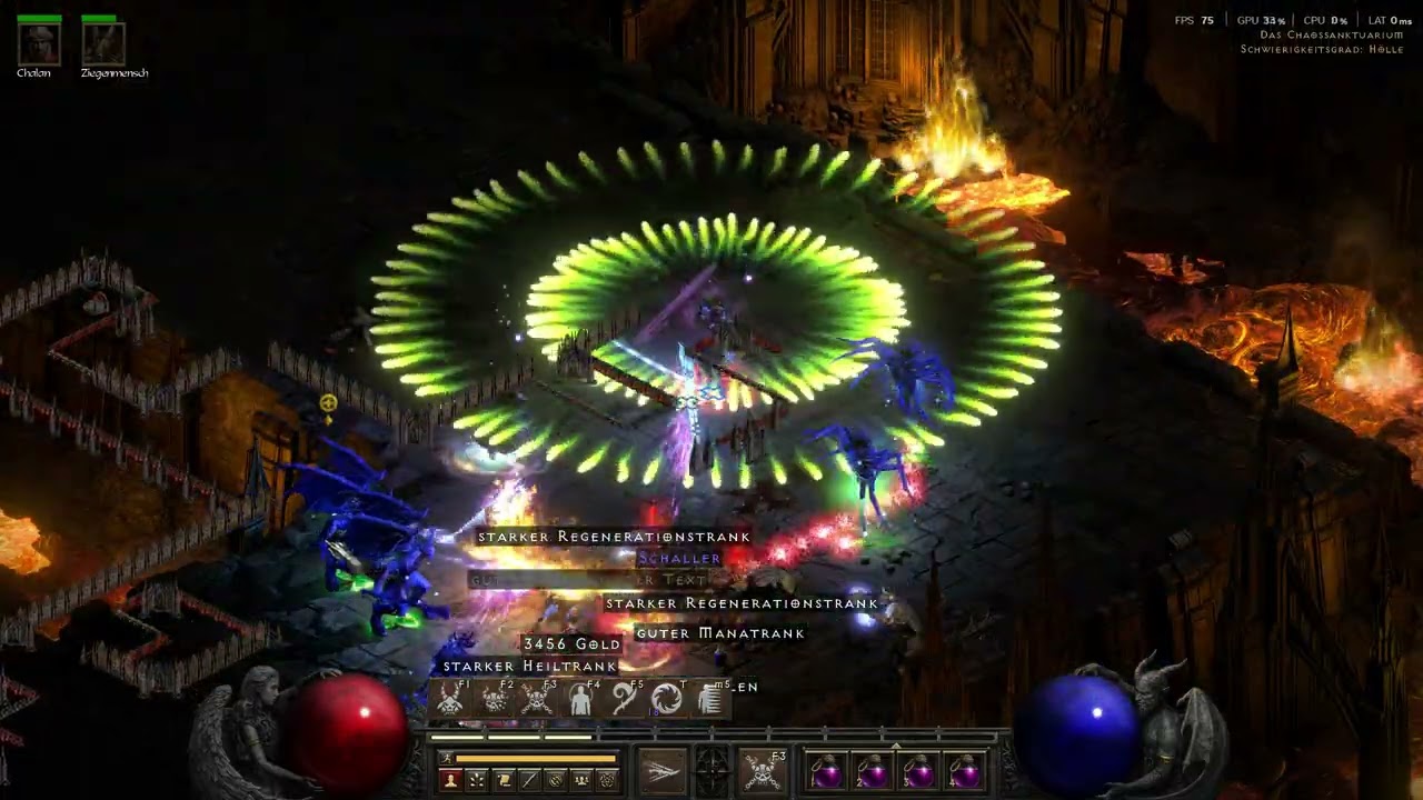 Diablo II  Resurrected Hexer  Diablo test kill^^