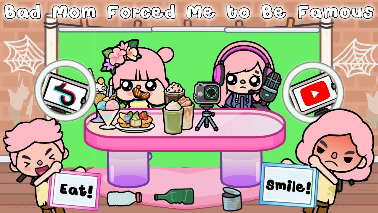 Bad Mom Forced Me To Be Famous 😈Toca Life Story | Toca Boca