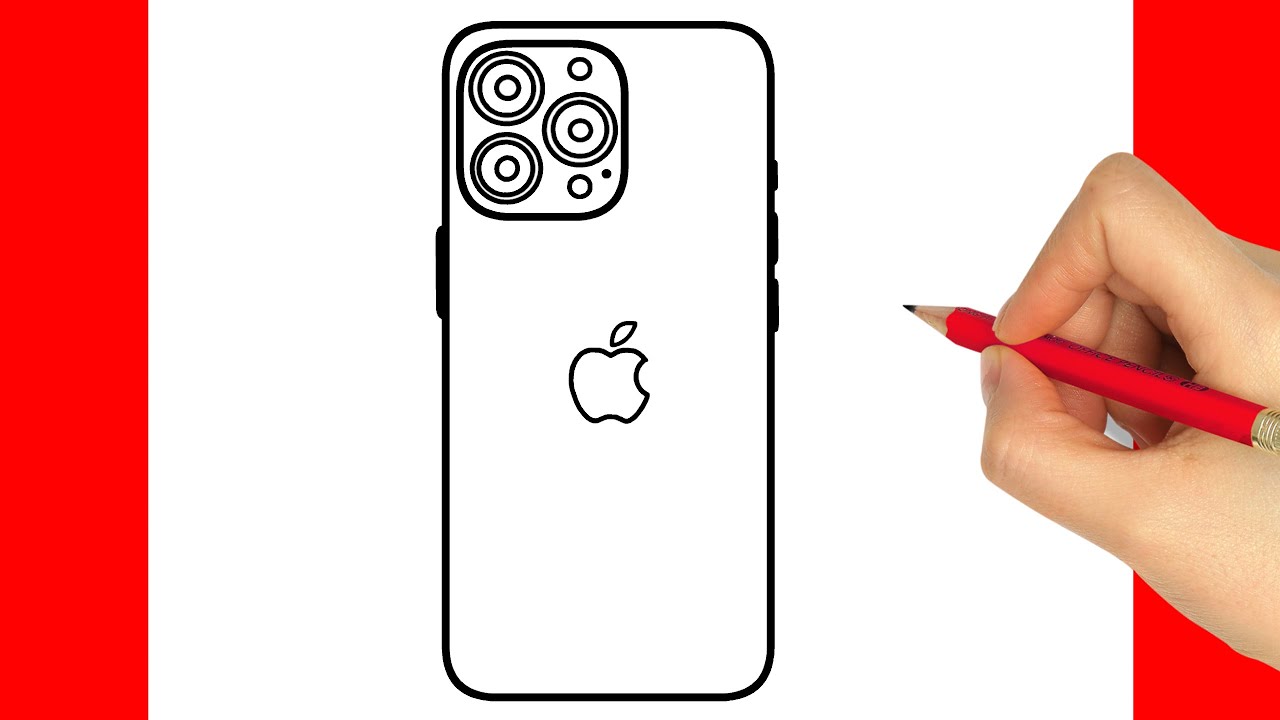 HOW TO DRAW IPHONE 17 PRO MAX - HOW TO DRAW IPHONE 17