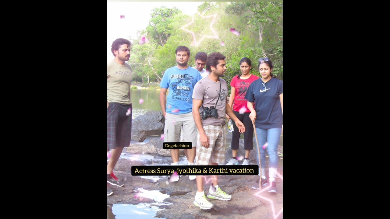 Actor Surya, jyothika & karthi enjoyed vacation trip #surya #karthi #jyothika #shortsviral