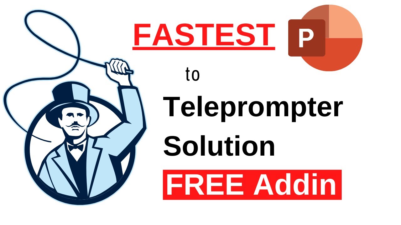 Fastest Way to Flip #PowerPoint  Slides for TelePrompTer