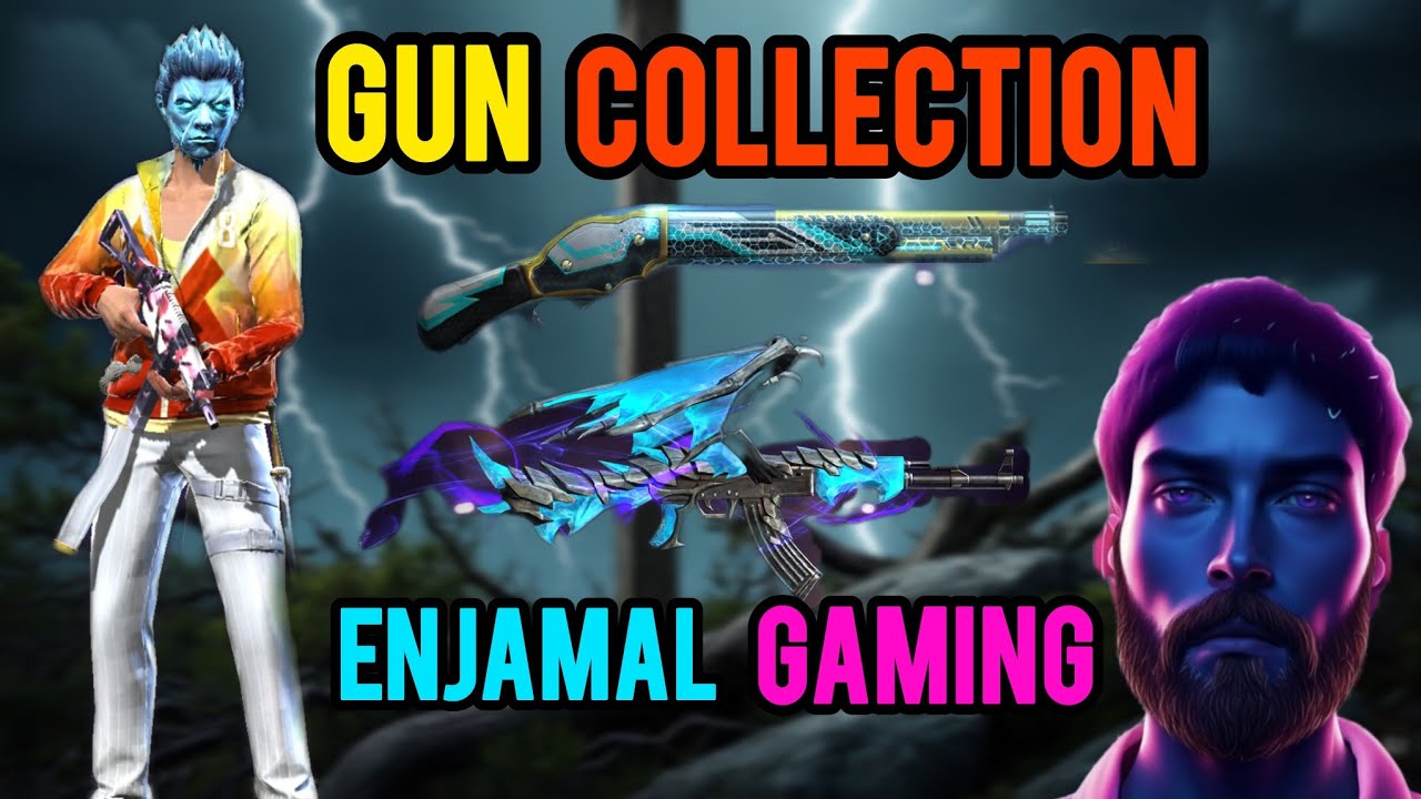 Enjamal Gaming Gun Collection #viralvideo #freefire #enjamalgaming 