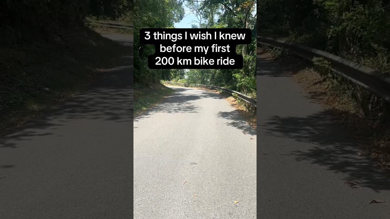 What to know before a 200 km bike ride