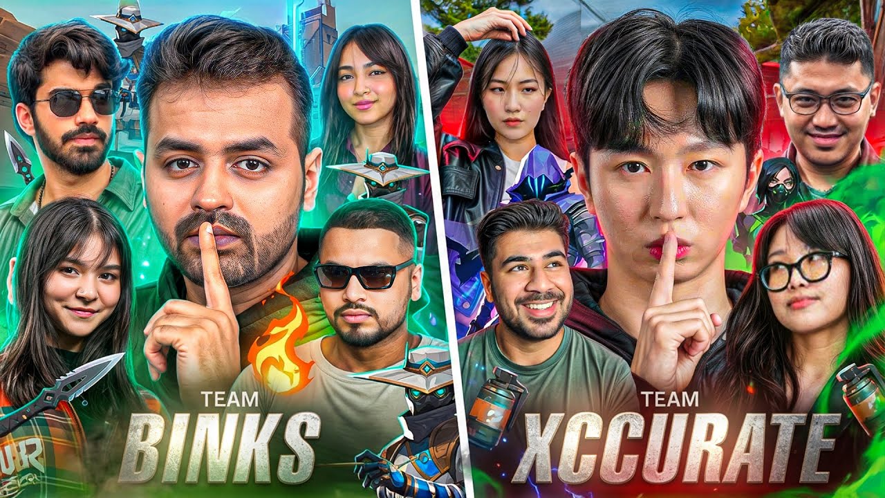 Team Binks v/s Team Xccurate | The Ultimate Valorant Showdown 🔥😱