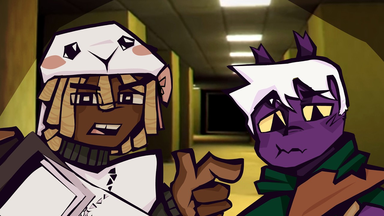 WE, yes WE survived the minecraft backrooms ❤️‍🩹❤️‍🩹
