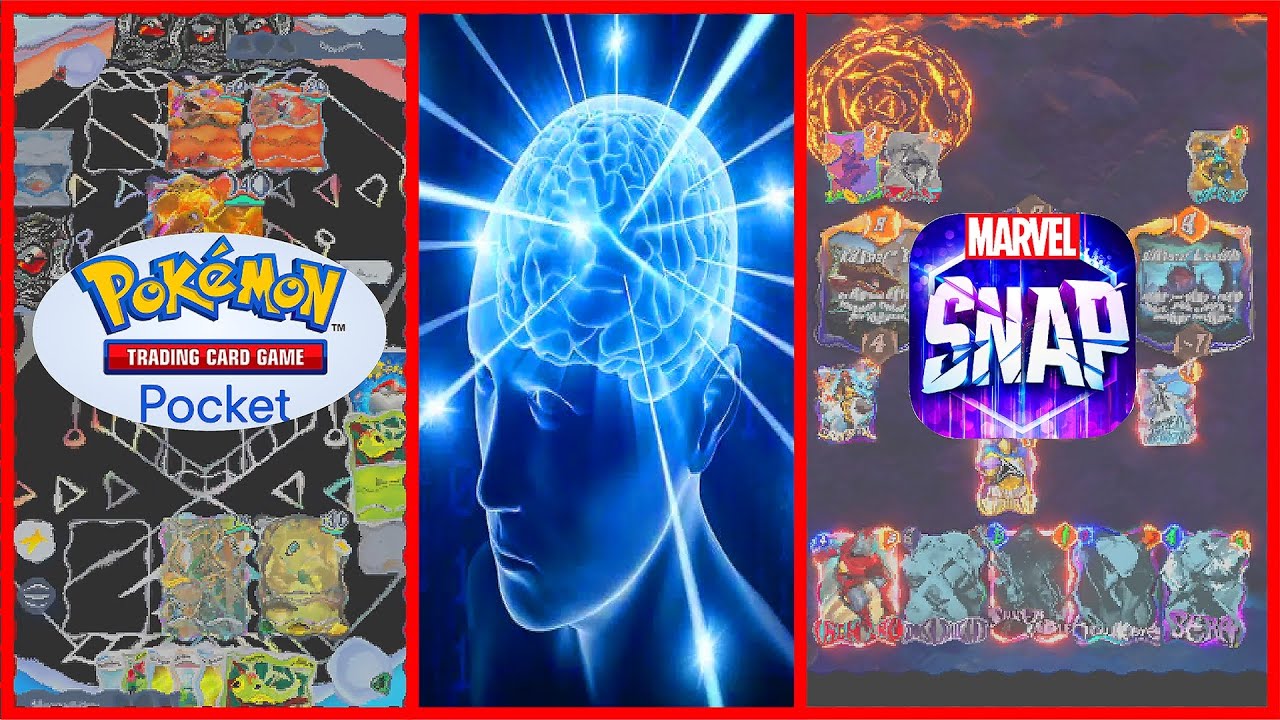 TWO GAMES AT THE SAME TIME!!! MARVEL SNAP AND POKEMON TRADING CARD GAME POCKET(PTCGP)