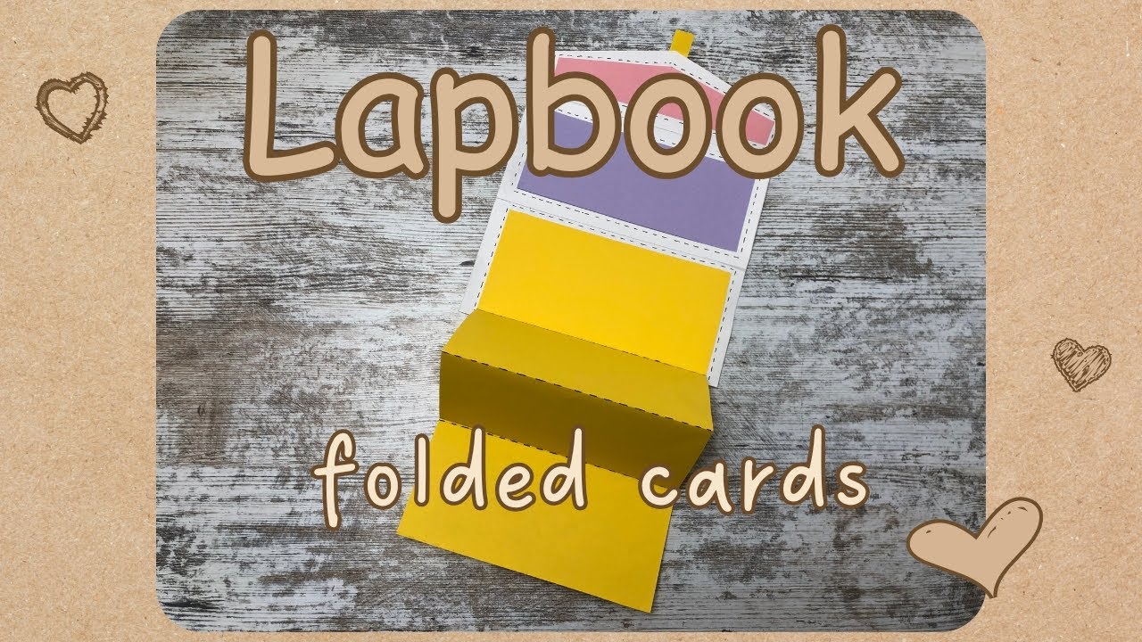 Lapbook folden cards