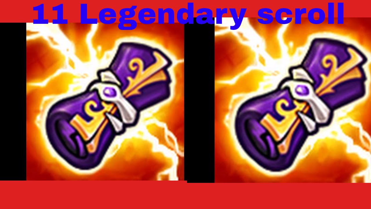 Opening 10 legendary scrolls and 11 light and dark scrolls 2 nat 5 and 1 l/d lightning