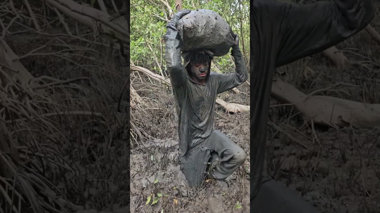 Pegando caranguejo no mangue #short #carangueijo carangu