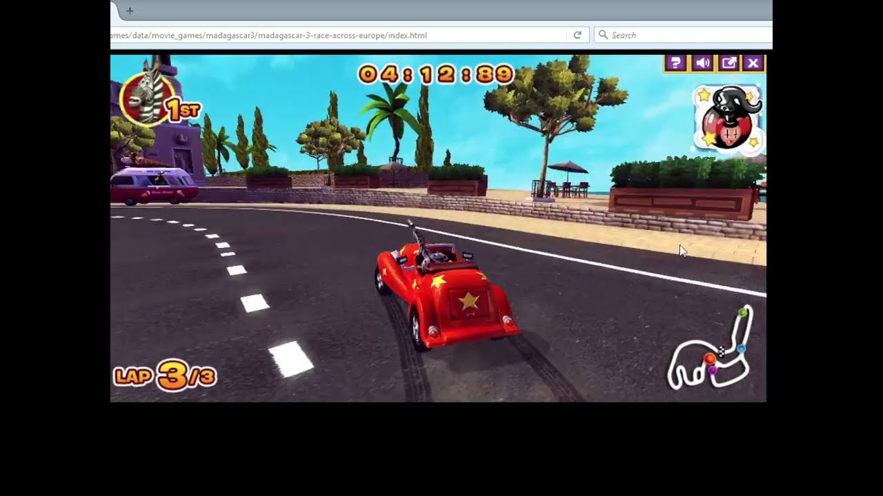 Madagascar 3 - race across europe | Tournament Mode