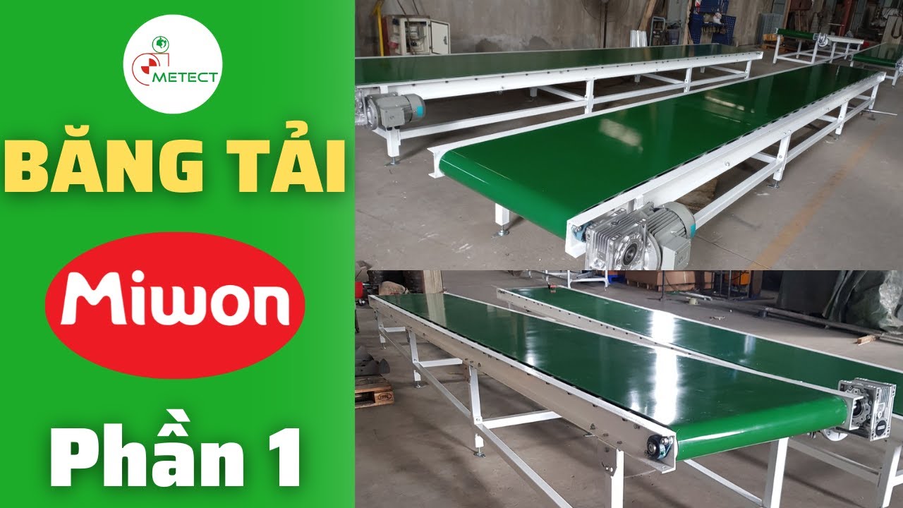 (PHẦN 1) VIDEO QUÁ TRÌNH SẢN XUẤT BĂNG TẢI HÀNG PVC cung cấp cho nhà máy MIWON