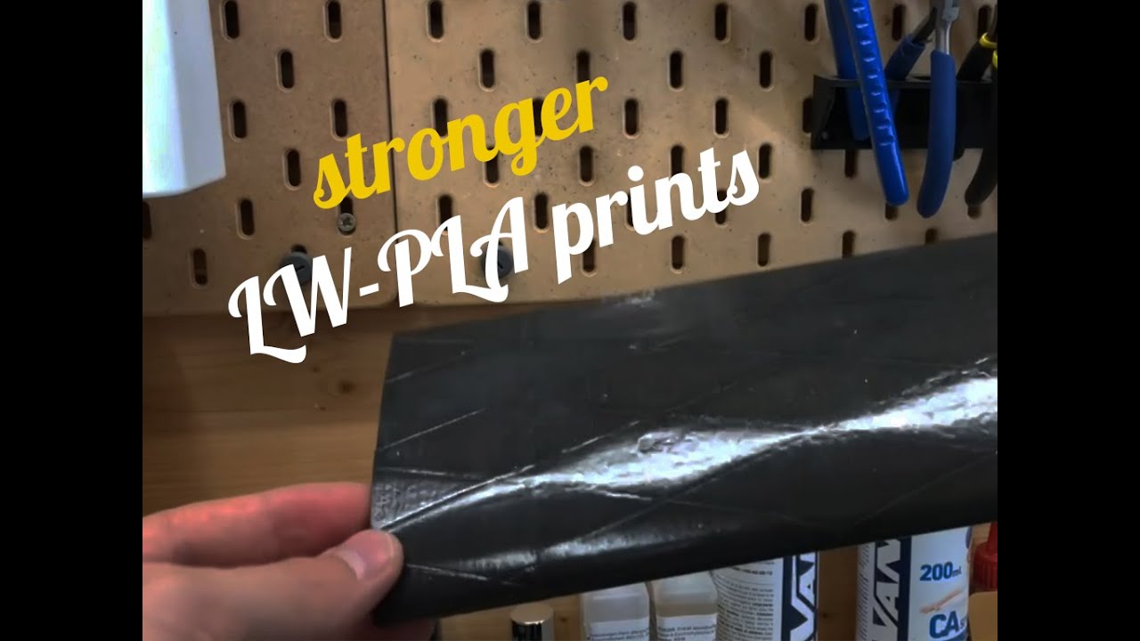 How to get strong LW-PLA Wings