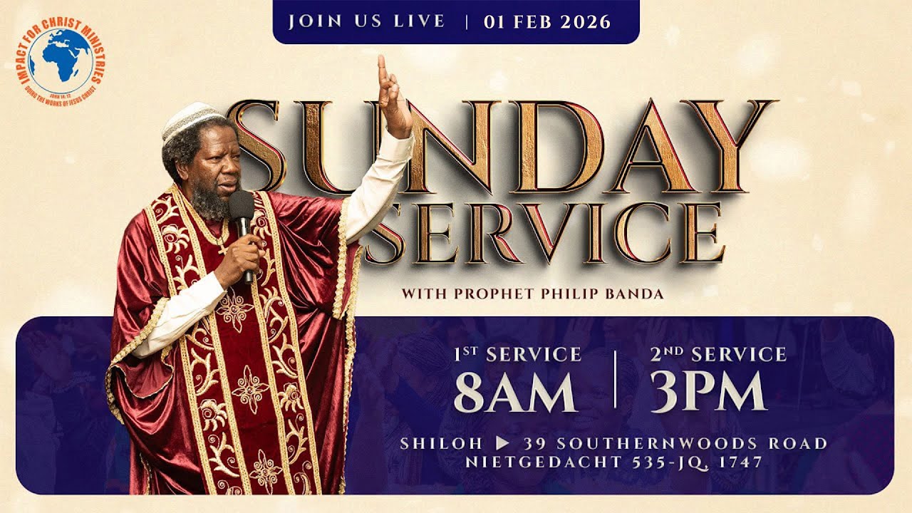 Live Sunday Service - 01 February 2026 | Prophet Philip Banda