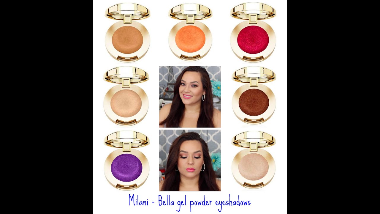 GRWM: Using the NEW Milani Bella gel powder eyeshadows