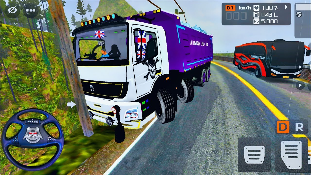 🚛 TATA Signa Tripper Stones Transport 💥| Kerela Highway & Hills Map Bharta Benz Drives 🗾