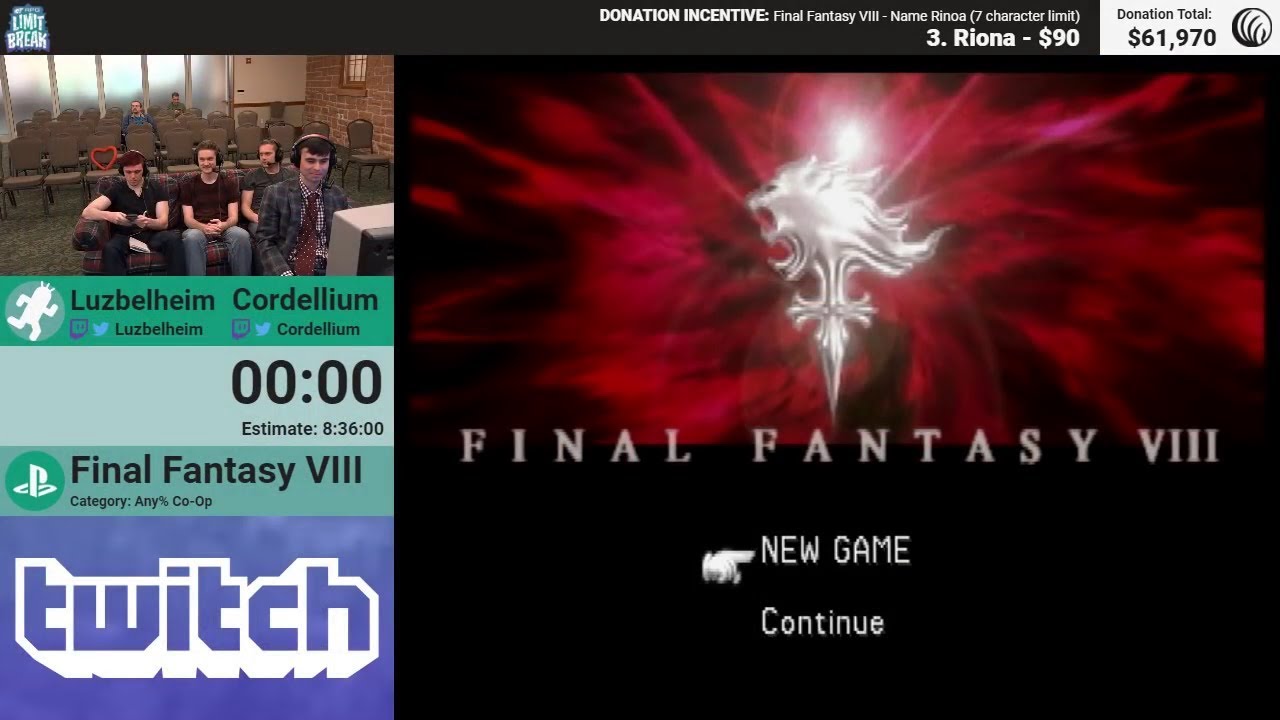 Final Fantasy VIII by Luzbelheim and Cordellium (RPG Limit Break 2018 Part 33)