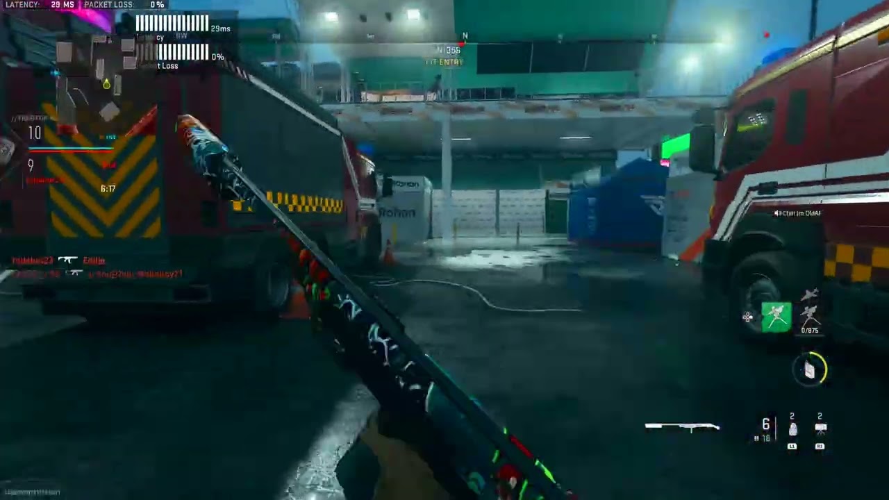tight race on crown raceway modern warfare 2022 gameplay