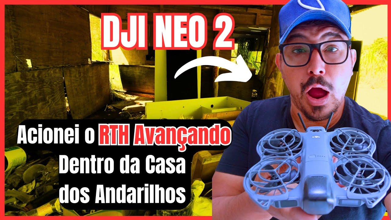DRONE DJI NEO 2 - Invadi a CASA dos ANDARILHOS DURANTE VÔO EXPLORATÓRIO MALUCO !