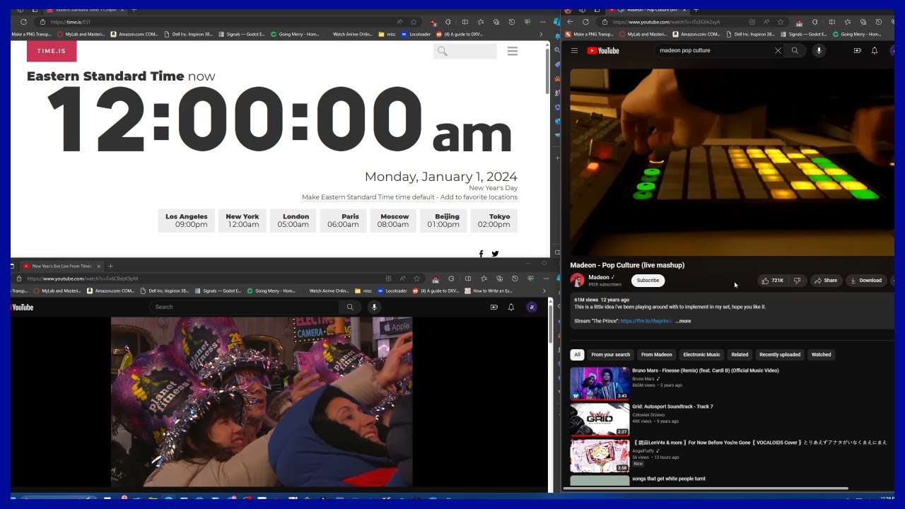 Perfectly Timing Madeon - Pop Culture Beat Drop on New Years Day 2024