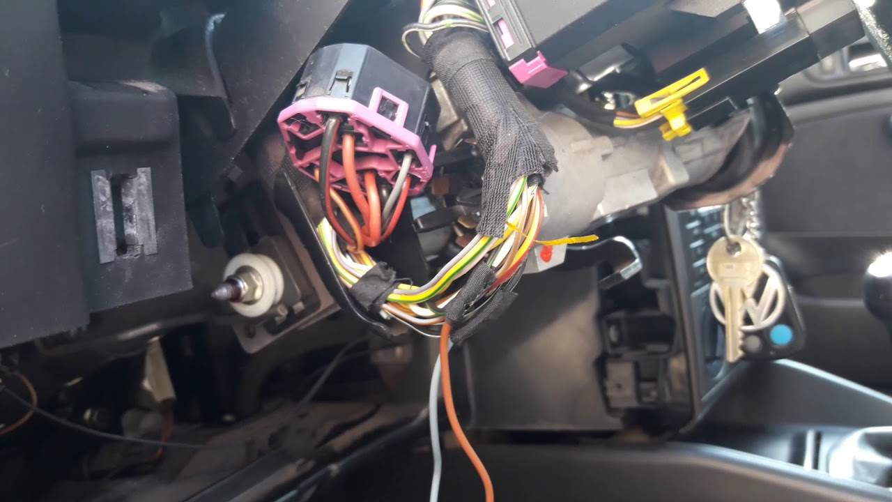 Vag Garage - VW Golf 4, Bora montaż modułu komfortu kierunkowskazów