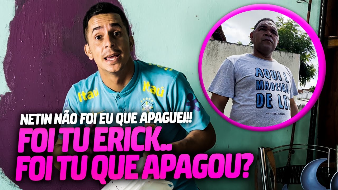 ERIK APAGOU A IMAGEM DA MULHER DO QUARTO DO GALO 😂 | GALO CEGO